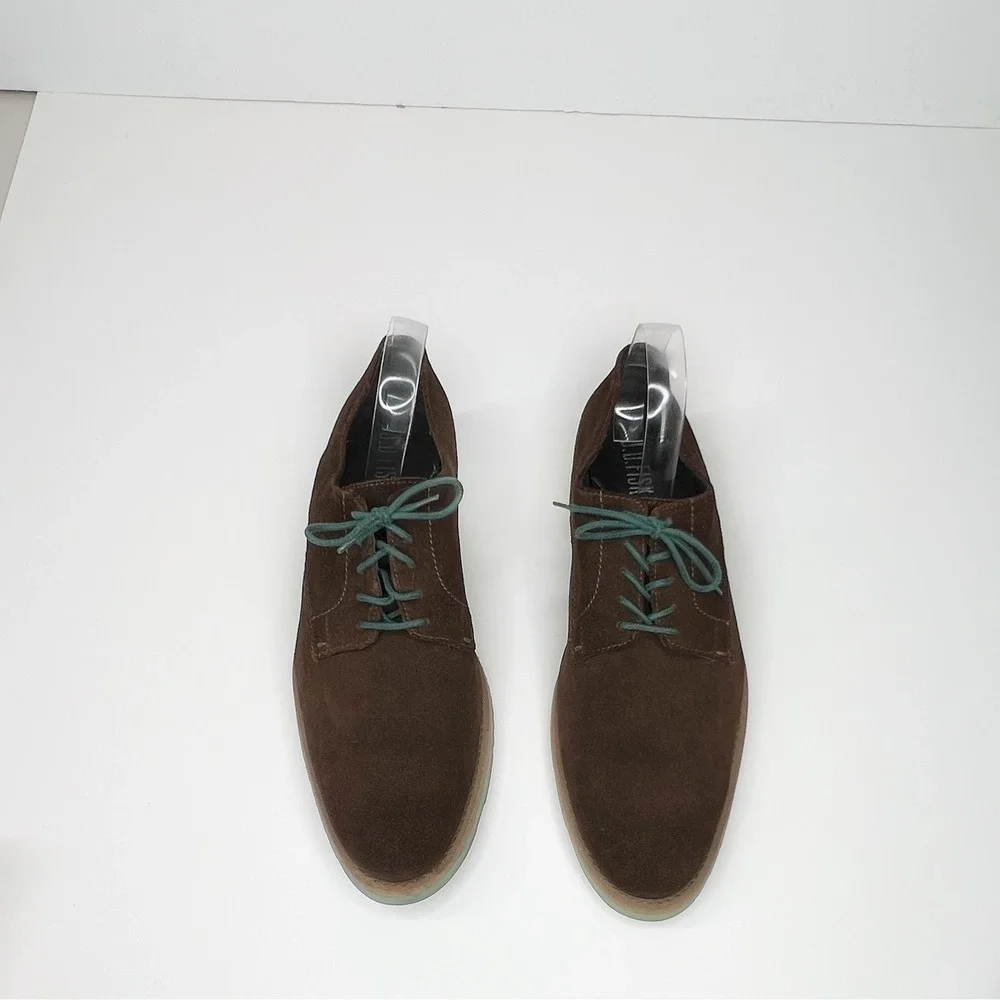 JD FISK Victor Oxfords Suede Lace Up‎ Casual Dress Shoes 10